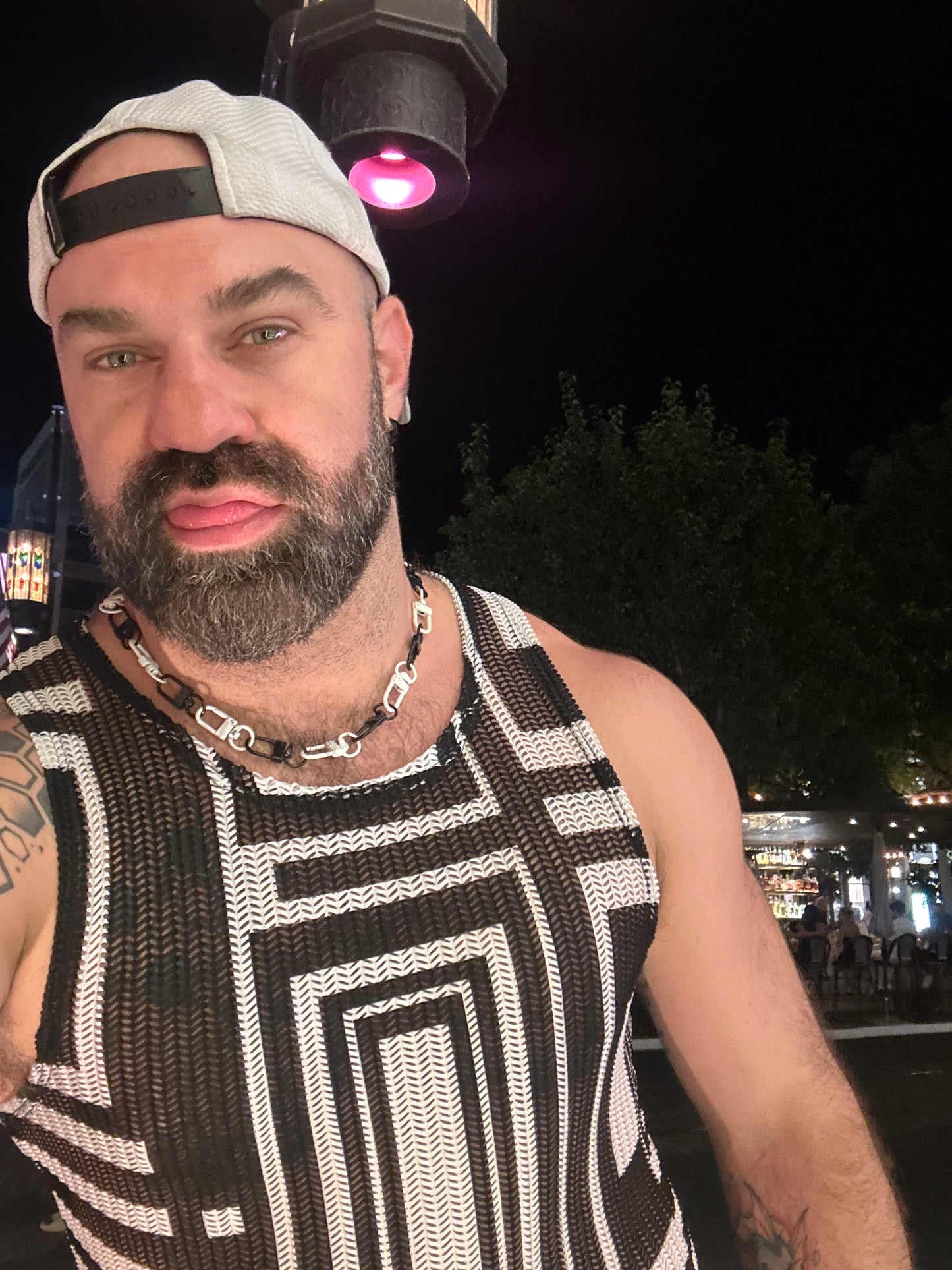 Black and White Chain Necklace