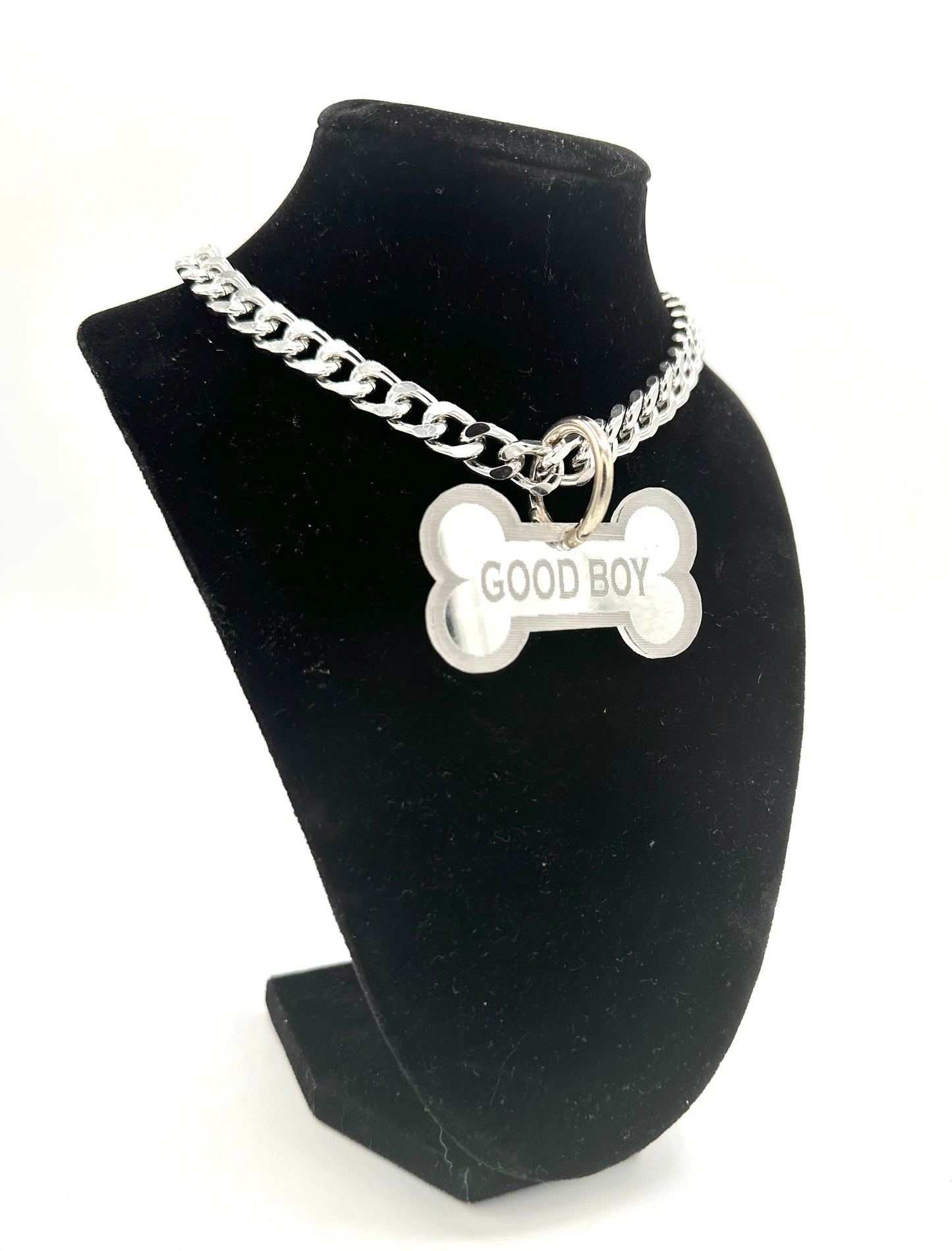 “Good Boy” Dog Tag Necklace