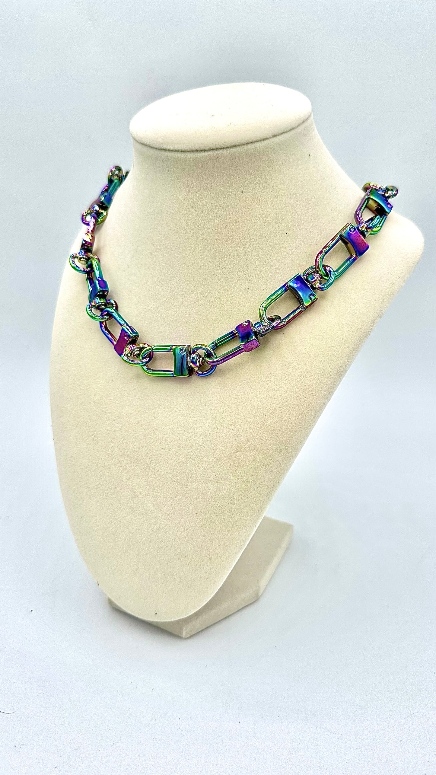 Iridescent Chain Necklace