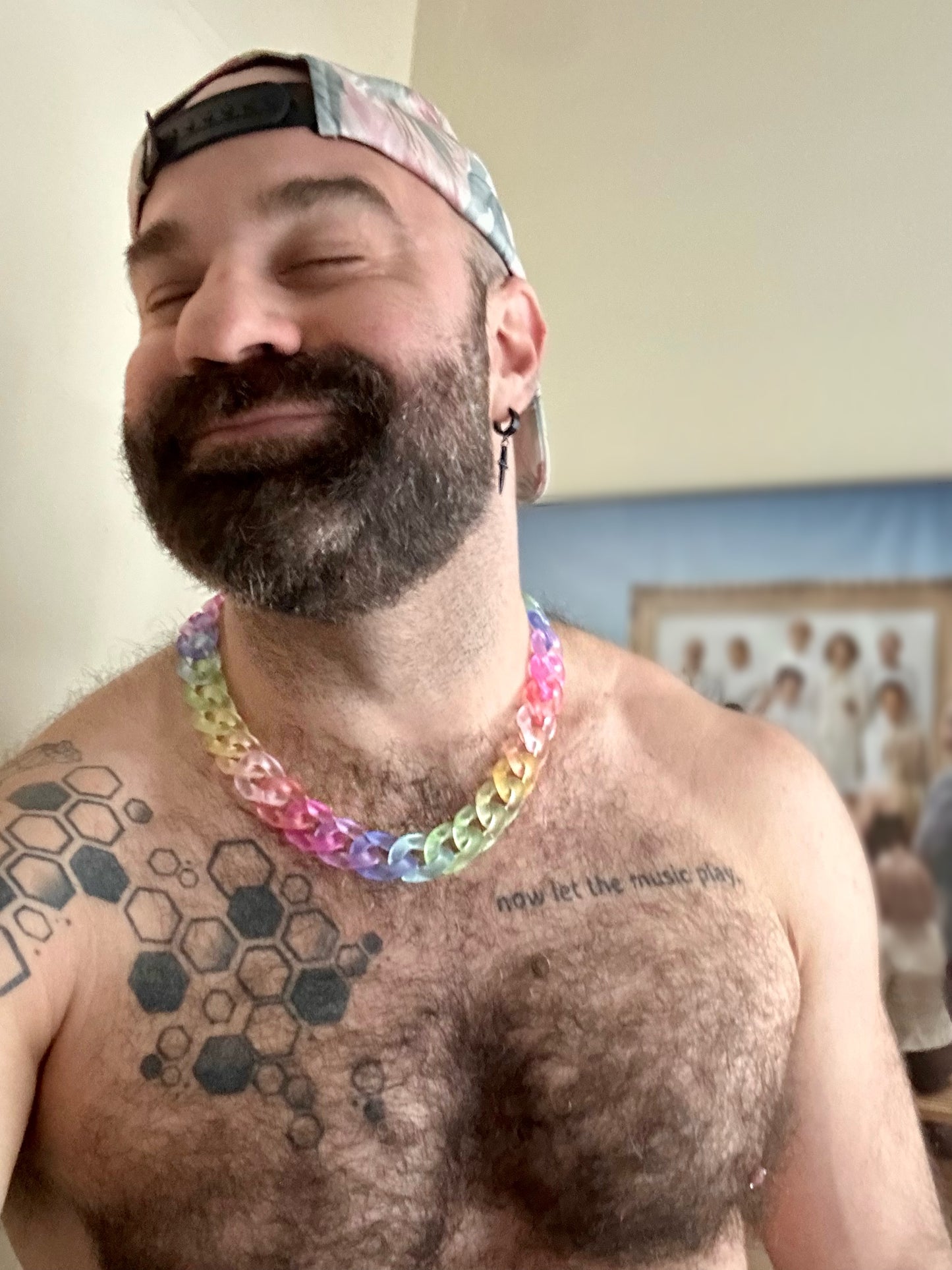 Rainbow Pastel Chunky Chain (Acrylic)