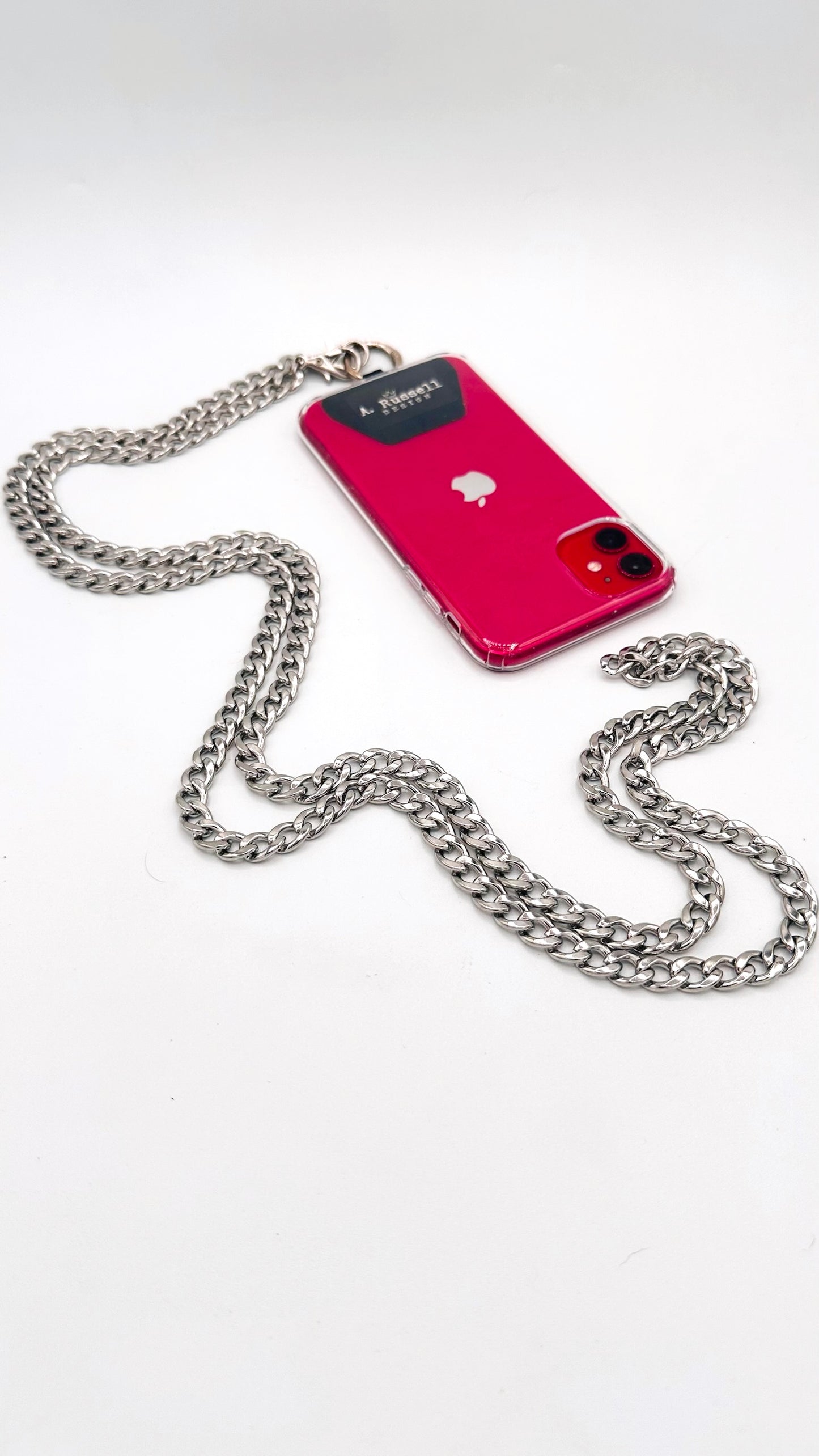 Silver Phone Leash Chain