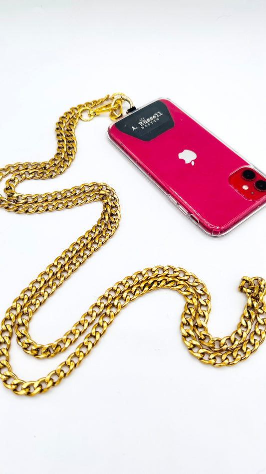 Gold Phone Leash Chain