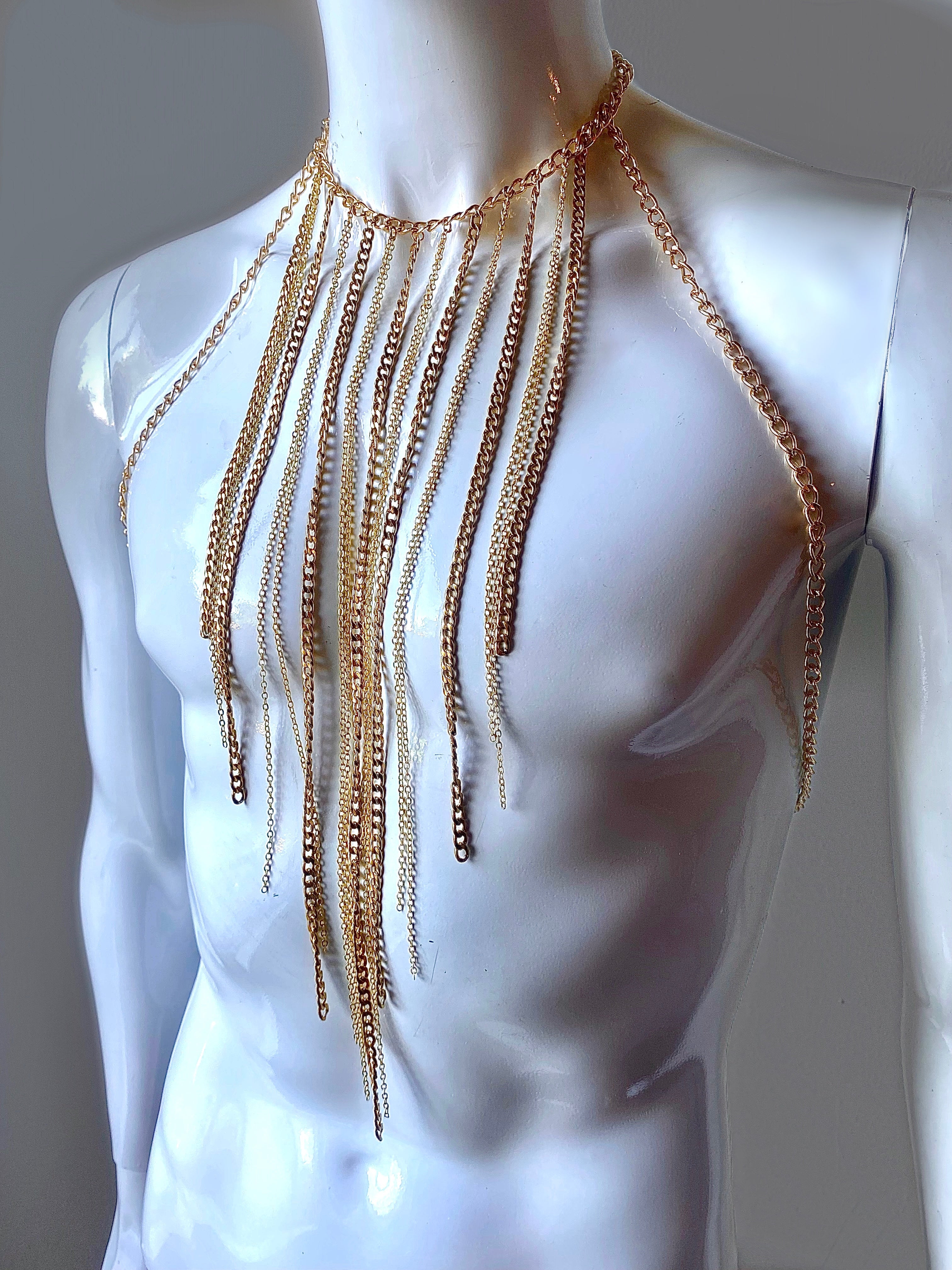 Body Chains!!!  Gold body chain jewelry, Gold body chain, Body chain  jewelry
