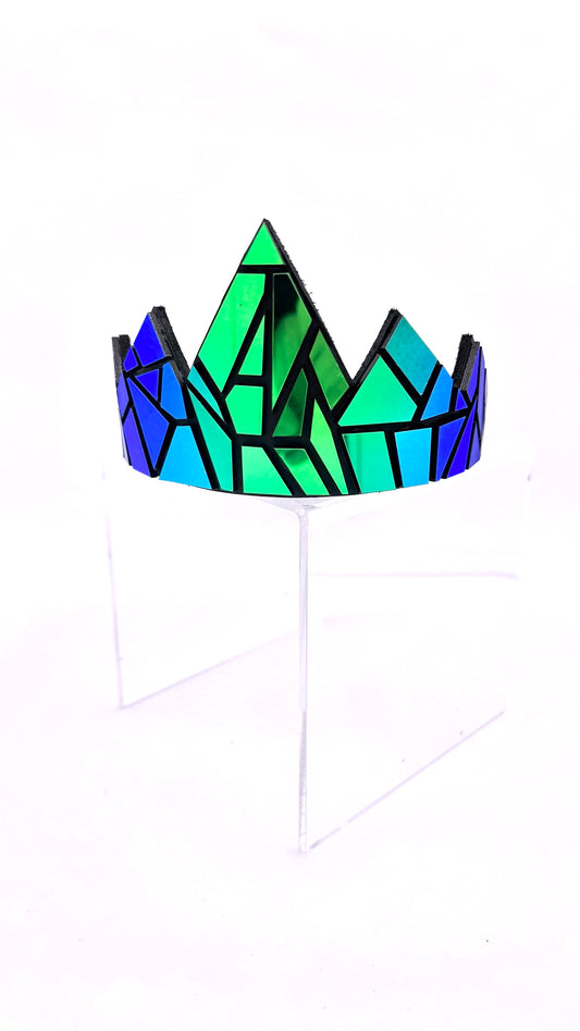 Peacock Tiara on Black