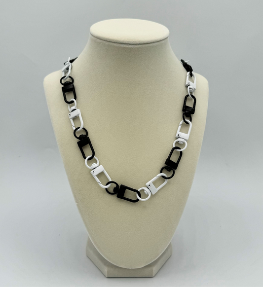 Black and White Chain Necklace