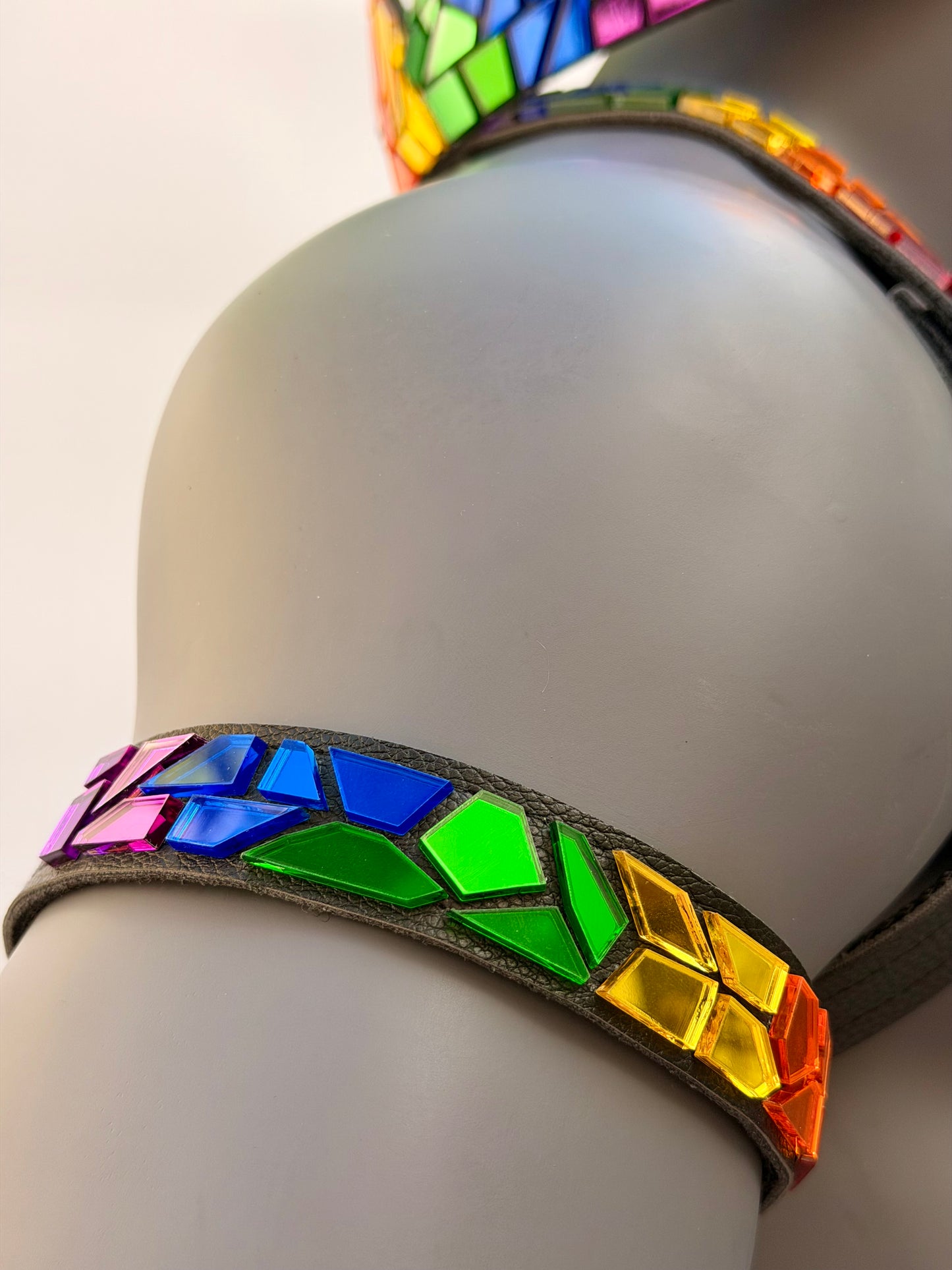 Harness Set - Pride on Black Leather
