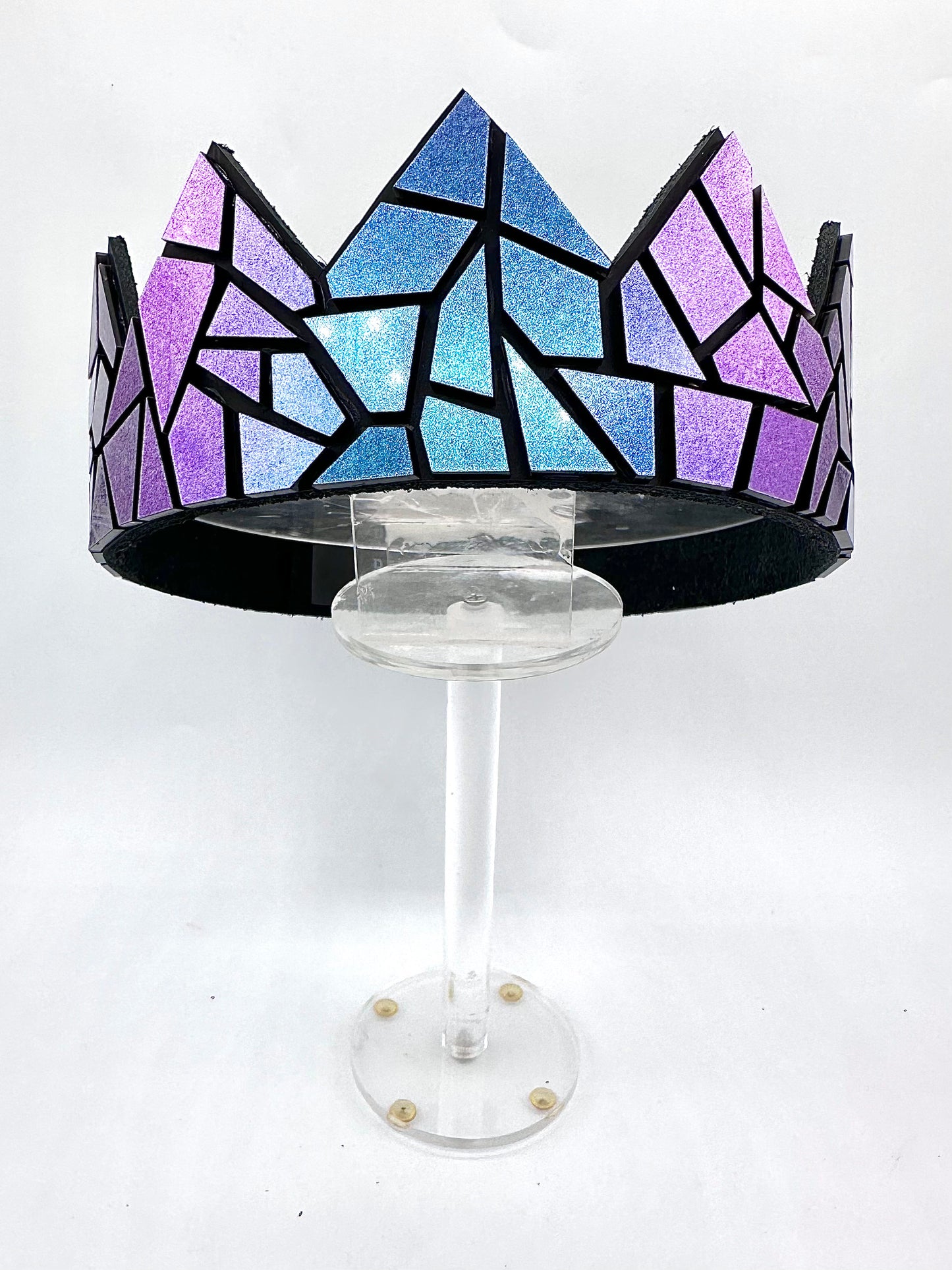 Purple/Blue ColorShift Crown on Black