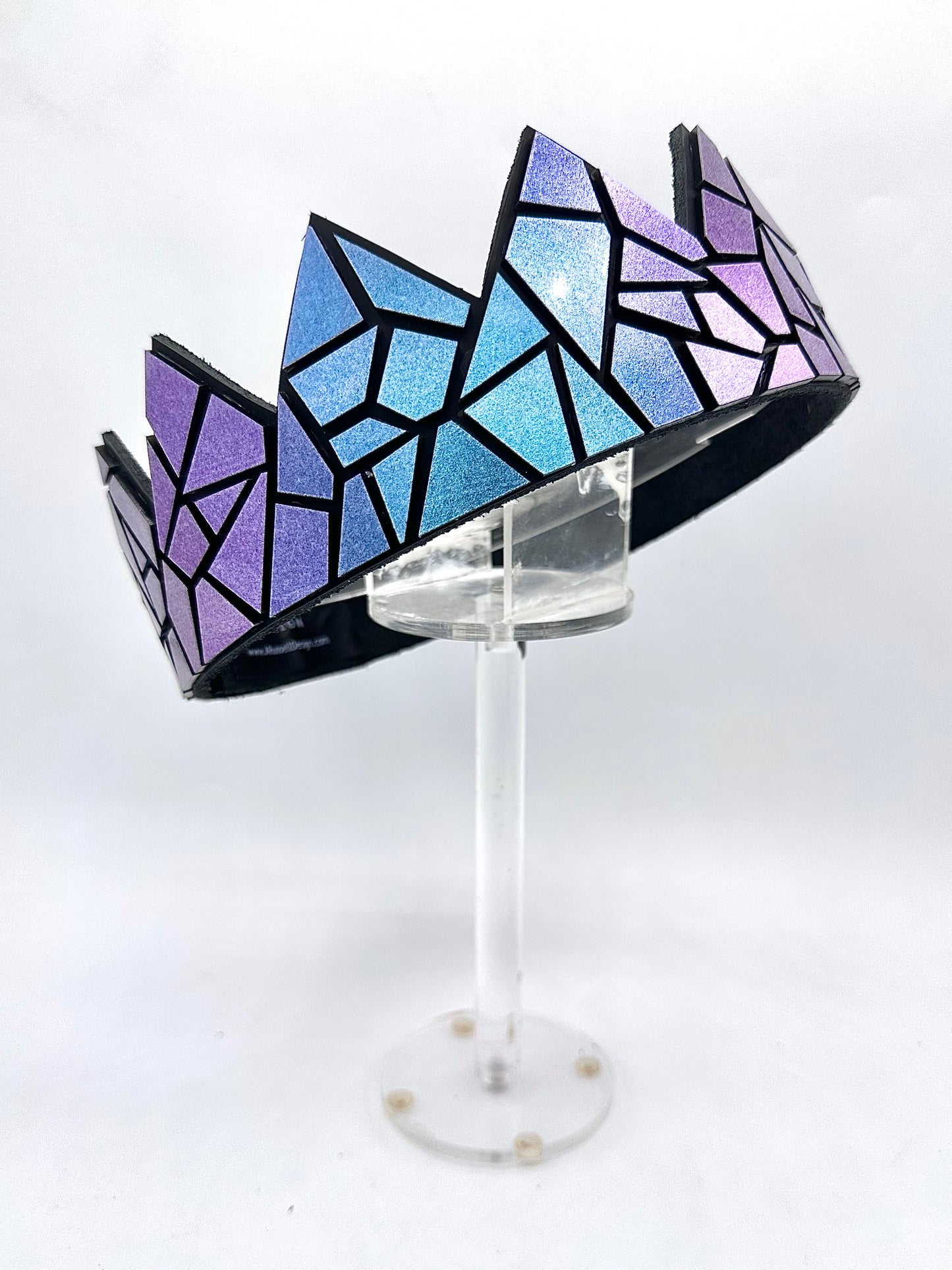 Purple/Blue ColorShift Crown on Black