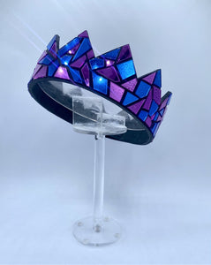 Blurple Mirror Crown on Black