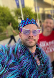 Blurple Mirror Crown on Black