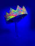 (UV) Splatter Paint Crown on White