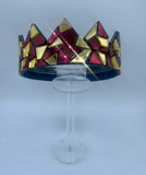 Gold/ Merlot & Black Mirror Crown